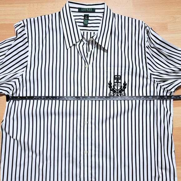Vintage Y2K Lauren Ralph Lauren Button Up with Embroidered Logo | Size: XLarge - Picture 5 of 15